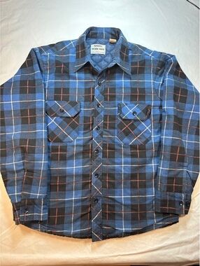 Vintage 1980’s MWG Workmate Retro Plaid Lumber Jacket Made in Canada Union Made